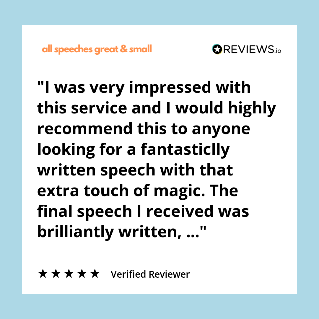 Bespoke AI Father of the Groom Speech